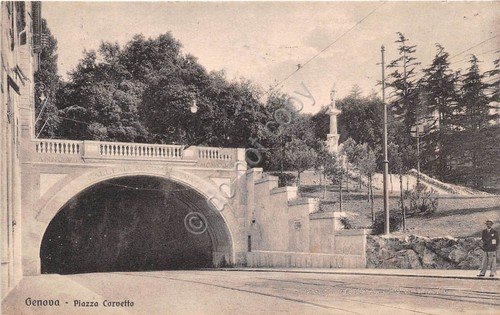 Cartolina - Genova - Piazza Corvetto - Ed. Brunner - …
