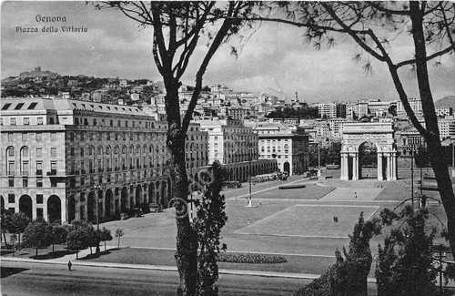 Cartolina - Genova - Piazza della Vittoria - NVG | Immagine principale
