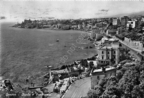 Cartolina - Genova - Sturla - Panorama - 1959 | Immagine principale