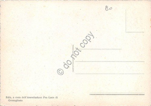 Cartolina - Granaglione Borgata Valle e castello
