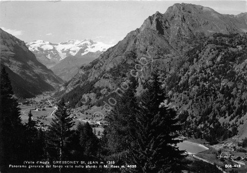 Cartolina - Gressoney S. Jean - Panorama - Monte Rosa … | Immagine principale