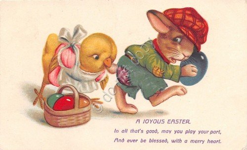 Cartolina - Illustrata - Buona Pasqua - ioyous easter - … | Immagine principale