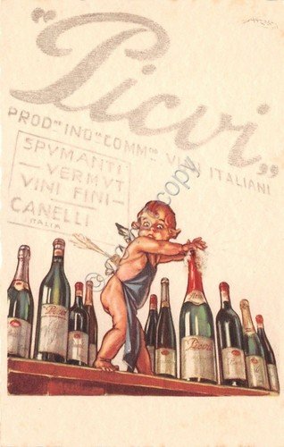 Cartolina - Illustrata - Canelli - Picvi - Vini Italiani … | Immagine principale