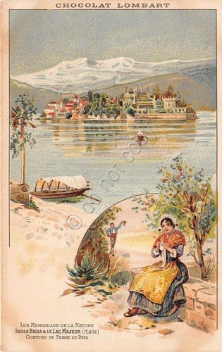 Cartolina - Illustrata - Chocolat Lombart - Isola Bella - …