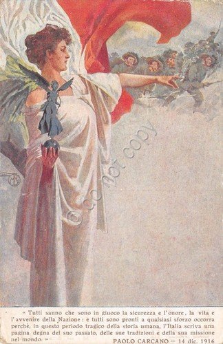 Cartolina - Illustrata - Propaganda - WW1 - Prestito Nazionale … | Immagine principale