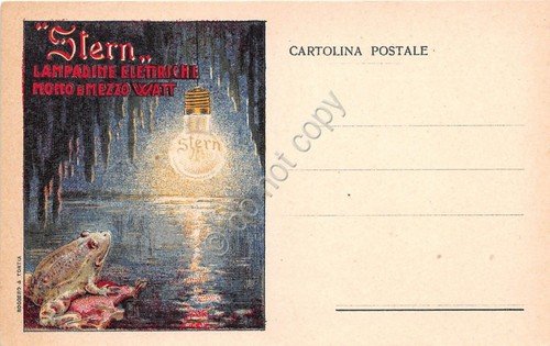 Cartolina - Illustrata - Pubblicitaria - Stern - Lampadine elettriche … | Immagine principale