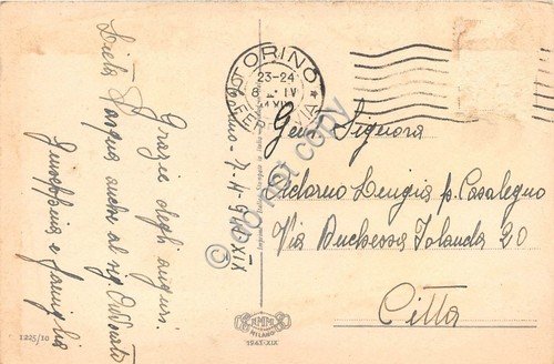 Cartolina - illustrata augurale Buona Pasqua chiesa con fiori di … | Immagine Gallery 2