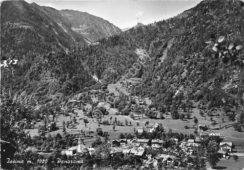 Cartolina - Issime panorama 1961 | Immagine principale