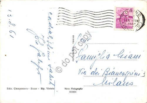 Cartolina - Issime panorama 1961
