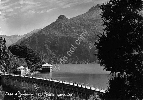 Cartolina - Lago d' Arno Valle Camonica 1953