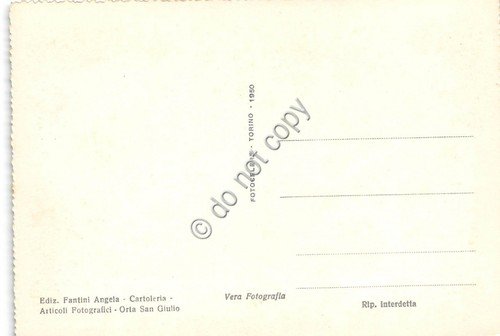 Cartolina - Lago d'Orta Penisola con S. Monte e Legro