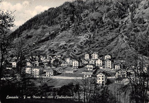 Cartolina - Lanzada Frazione Moiri panorama 1967