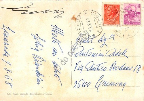 Cartolina - Lanzada Frazione Moiri panorama 1968 | Immagine Gallery 2