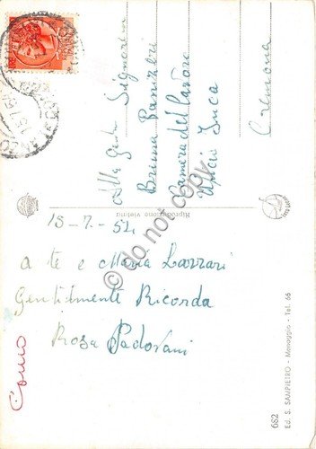 Cartolina - Lanzo Intelvi Istituto Elio Ortopedico Lombardo 1954