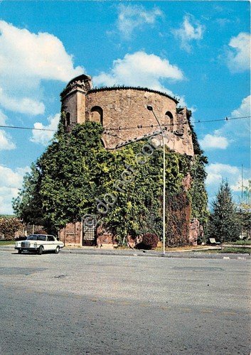 Cartolina - Legnago Piazza Libertà Torrione quadrilatero auto Mercedes