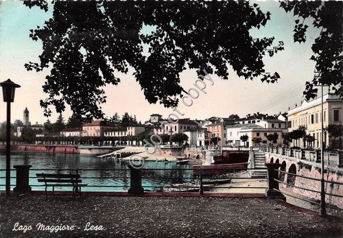 Cartolina - Lesa Lago Maggiore lungolago | Immagine principale