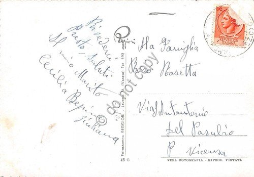 Cartolina - Lesa Lago Maggiore lungolago