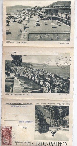 Cartolina - Lettera Illustrata - Chiavari - Varie vedute - … | Immagine principale