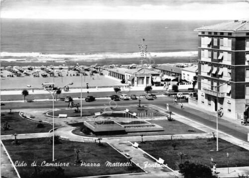 Cartolina - Lido di Camaiore - Piazza Matteotti e fontana …