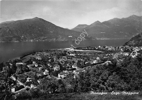 Cartolina - Maccagno Panorama 1954