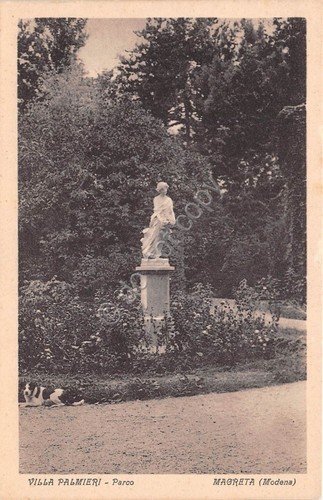 Cartolina - Magreta - Villa Palmieri - Parco - NVG | Immagine principale