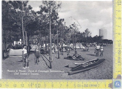 Cartolina - Marina di Massa - Campeggio Club Firenze e …