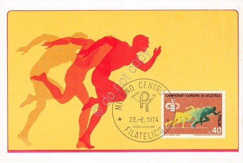 Cartolina - Maximum - Corsa - Campionati Europei Atletica - …