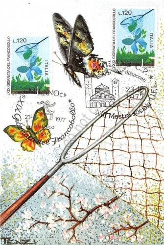 Cartolina - Maximum - Farfalle - XII Mostra Sociale U.F.L. … | Immagine principale