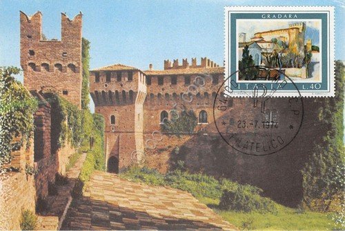 Cartolina - Maximum - Gradara - Rocca Malatestiana - 1974 … | Immagine principale