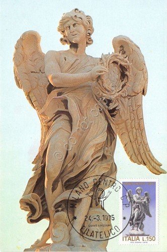 Cartolina - Maximum - Ponte Sant'Angelo - statua - 150 …