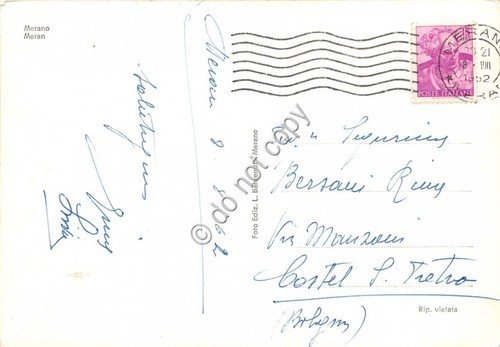 Cartolina - Merano Panorama 1962