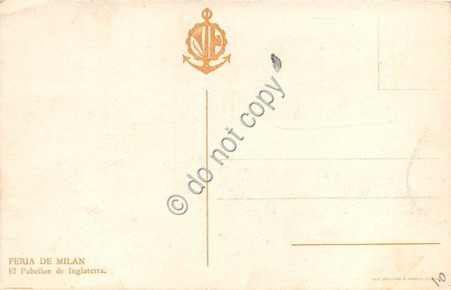Cartolina - Milano Fiera padiglione Inghilterra anni '30 | Immagine Gallery 2