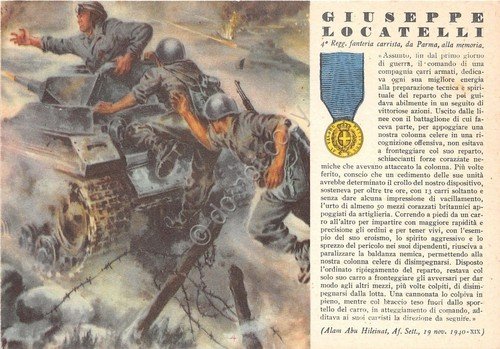 Cartolina - Militare - WW2 - Medaglia d'oro n. 18 … | Immagine principale