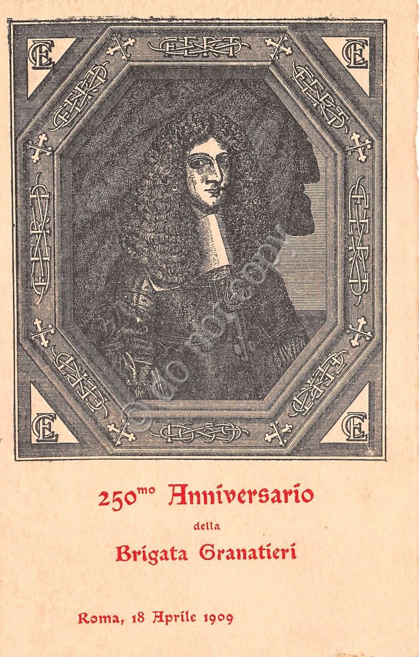 Cartolina - Militaria - 1 Reggimento Brigata Granatieri Sardegna Anniversario