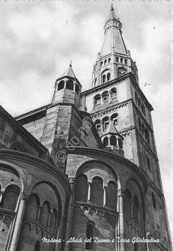 Cartolina - Modena - Absidi del Duomo - 1952 | Immagine principale