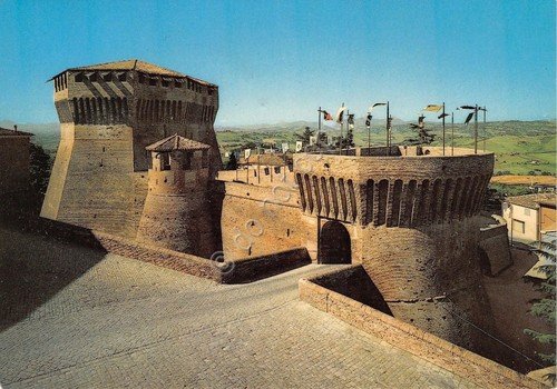 Cartolina - Mondavio - La Rocca - Timbro filatelico - …