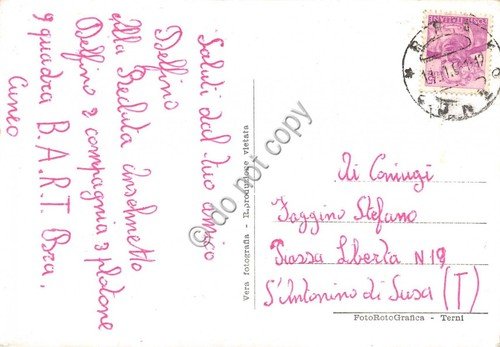 Cartolina - Montagna sciatori in fuori pista | Immagine Gallery 2