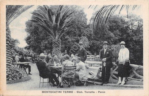 Cartolina - Montecatini Terme - Stabilimento Torretta - Parco - … | Immagine principale