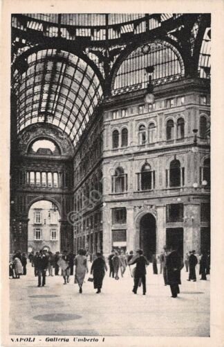 Cartolina - Napoli - Galleria Umberto I - Animata - …