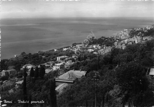 Cartolina - Nervi - Vista dall'alto - anni '50