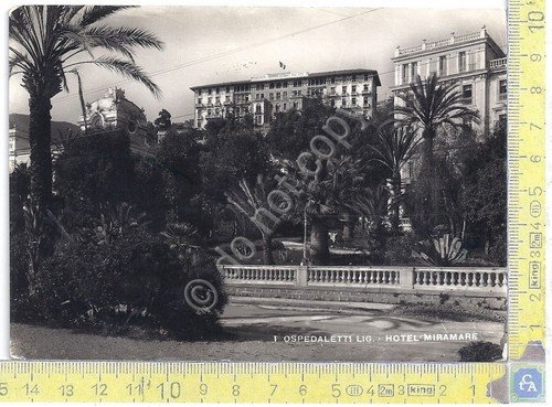Cartolina - Ospedaletti - Hotel Miramare - VG - 1950 | Immagine principale