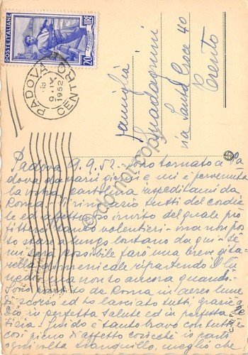 Cartolina - Padova Piazza Insurrezione auto d'epoca 1952 | Immagine Gallery 2