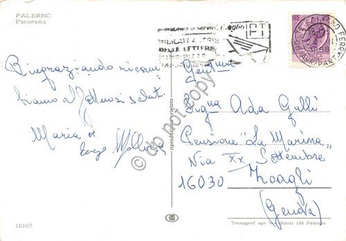 Cartolina - Palermo panorama 1968 | Immagine Gallery 2