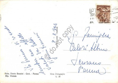 Cartolina - Parma Ercole ed Anteo I du brassà 1968 | Immagine Gallery 2