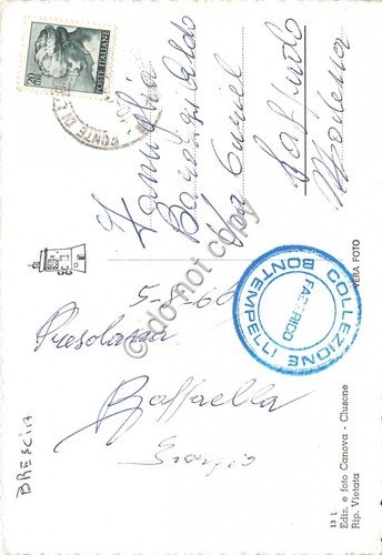 Cartolina - Passo della Presolana Hotel Neve 1966