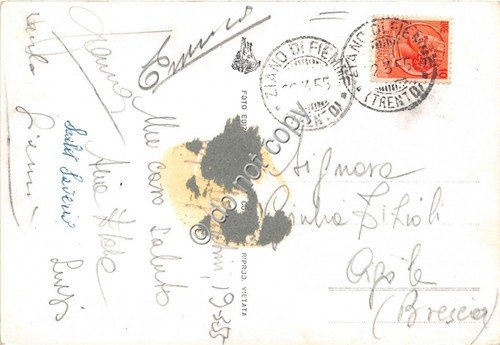 Cartolina - Passo Rolle Cimon della Pala da Baita Segantini …