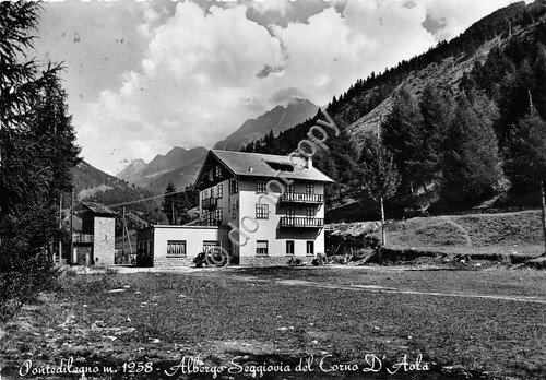 Cartolina - Ponte di Legno Albergo seggiovia del Corno d'Aola