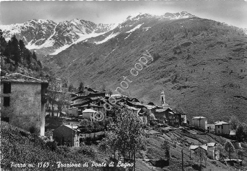 Cartolina - Ponte di Legno Frazione Pezzo