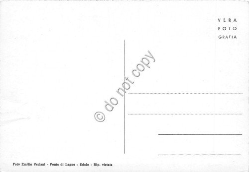 Cartolina - Ponte di Legno Frazione Pezzo