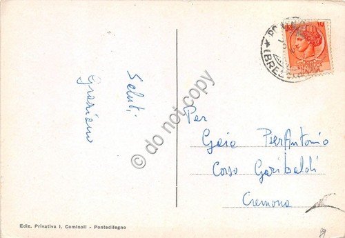 Cartolina - Ponte di Legno panorama anni '50